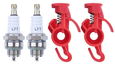 VDFNGFD Kompatibel mit 2 Stück/Los Schalter Zündkerze kompatibel mit Husqvarna 435 430 Kettensäge Motor Motorteile 2-Takt Motosierra