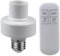 Yominerr Portalámparas con Control Remoto Inalámbrico, Interruptor Temporizador, Casquillo para Bombilla, Larga Distancia, 110 V