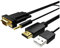 TXJZUQPJ Cable Adaptador HDMI a VGA, convertidor de Monitor de computadora, Adaptador de Cable HDMI a VGA de Alta definición con Audio(5 Meters)