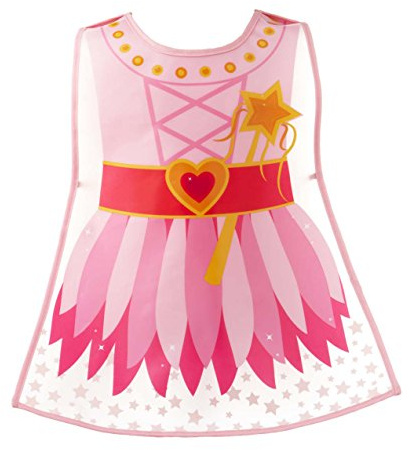 Cooksmart Kids PEVA Apron, Princess Design | Child-friendly PEVA material, easy-clean surface, ideal for cooking, baking, arts and crafts activities
