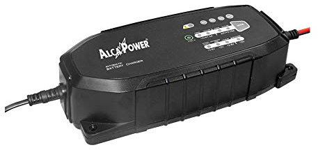 Alcapower Caricabatterie Switching Automatico, caricabatterie da auto 7.5A, carica batterie per auto