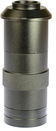 Monokular 8 x-100 x, 43 mm C-Mount Zoom Glas-Objektiv für Industrie Lab Mikroskop Kamera