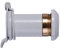 Spy Hole Viewer 20-35mm Long White Gold Chrome - Door Viewer 20-35mm White