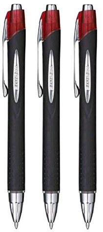 Uni-ball Jetstream SXN210 Tintenroller Druckmechanismus (3er Set, rot)
