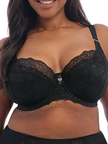 Elomi Women's Cate Soft Cup Bra, black, 44D