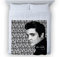 L&S PRINTS Elvis-Gesichts-Design, weiche Fleece-Decke, Überwurf über Sofa/Bett