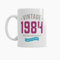 Taza de 40 cumpleaños - Para hombre - Como regalo divertido o recuerdo - Blanco - 295 ml (10 fl oz)