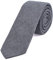DonDon Herren Krawatte gestreift 6 cm hellgrau