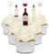 Wine Cupcake Toppers - 12pk - Decoration Picks