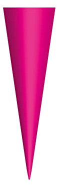 ROTH Schultüten-Rohling klein zum Basteln pink - 35 cm rund - ohne Verschluss