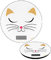 Pylônes, Küchenwaage, Katze, Weiß