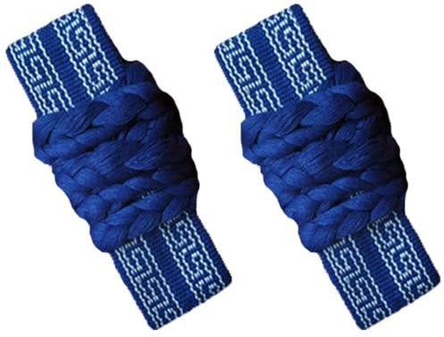 G-LIKE Kampfsport Kung Fu Gürtel – Traditionelle Chinesische Kampfkunst Wushu Tai Chi Trainingsgurt Taille Band Geflochten Fitness Tanz Yoga Schutzgürtel Schärpe Unisex - 2 Stück (Blau)