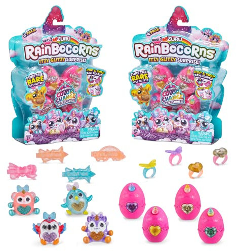 Rainbocorns Itzy Glitzy Surprise Serie 2, Sammeleier 2er Pack