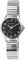 Just Watch Damen-Uhr Edelstahl Zugarmbanduhr gut lesbar silberfarbig schwarz 19,5cm ⌀29mm 14mm breit Geschenke für Frauen