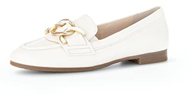Gabor Damen Slipper, Frauen Slip On,Moderate Mehrweite (G),Slides,Schlupfschuhe,schluepfschuhe,Loafer,Slip-ons,Lady,Neve (Gold),40.5 EU / 7 UK