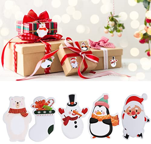 Belle Vous 30 Stk Weihnachtliche Haftnotizen Klebezettel - Selbstklebende Notizzettel mit Weihnachtsmann, Schneemann und Mehr - Postit Haftnotizen für Arbeit, Zuhause/Schule, Deko & Aufgabenlisten