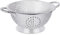 Stainless Steel Colander with Handle and Foot Base Deep Kitchen Metal Colander Strainer with Large Holes for Pasta, Vegetables, Fruits, Rice, Beans and Noodles, Large (32cm)