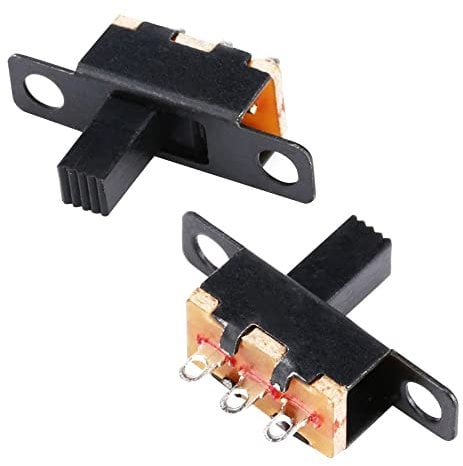VOANZO 100 PZ 3 Pin 2 Posizioni Mini Interruttore Pannello ON/OFF Micro per FAI DA TE Apparecchiature Elettroniche