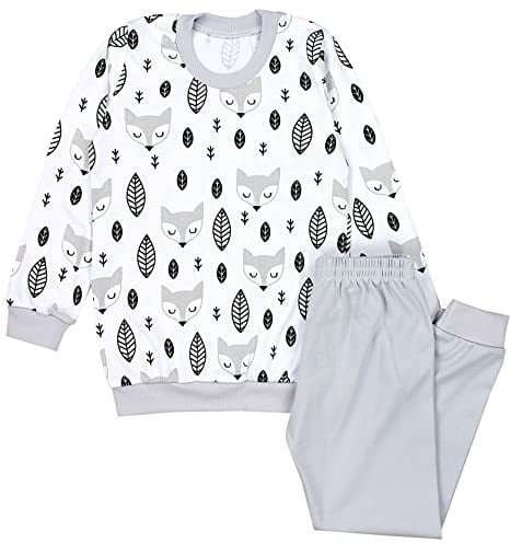 TupTam Jungen Schlafanzug | Zweiteiliger Jungen Schlafanzug aus weicher Baumwolle mit elastischen Bündchen und OEKO-TEX Standard 100