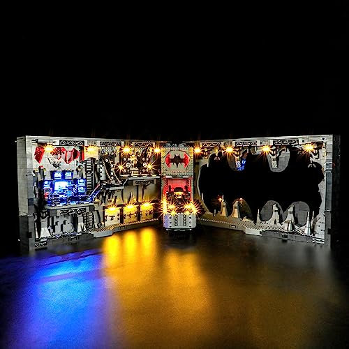 BRIKSMAX 76252 Led Licht für Lego Bathöhle – Schaukasten - Compatible with Lego DC Bausteinen Modell - Ohne Lego Set