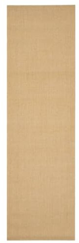 vidaXL Teppich rutschfest Pflegeleicht Sisalteppich Sisalläufer Läufer Vorleger Wohnzimmerteppich für Innenbereich Natur Sisal 100x350cm