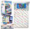 PJ Masks Bettwäsche-Set für Kleinkinder, Set mit PJ Masks Bettlaken mit Bettlaken, Spannbetttuch und Kissenbezug für Doppelbett plus Aufkleber, mehr | PJ Masks Sheets Twin