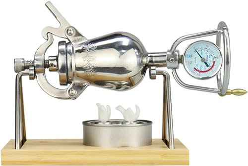 FLTRGO Hand popcorn machine mini 304 stainless steel retro popcorn pot with a full set of accessories fun and delicious