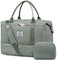 LOVEVOOK Travel Gym Duffel With Wash Bag - Womens Weekend Overnight Holdall, Ryanair EasyJet Cabin Hand Luggage With Shoe Compartment, Hospital Bag, Waterproof Large Carry on for Vacation