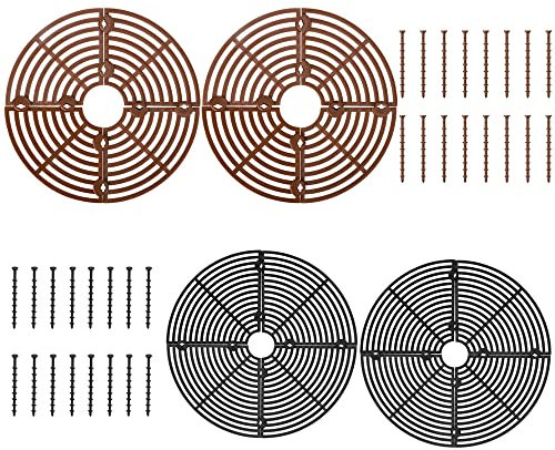 4 Pièces Grilles de Protection pour Pot, Protection pour Pot de Fleurs, Grilles pour Pot de Fleurs, Protection pour Plantes en Pot, Protège des Enfants et Animaux Qui Creusent Terre dans Pots