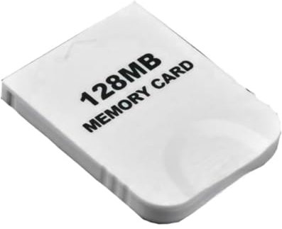 DAGIJIRD Bianco 128MB Memoria Salvataggio Stick per Nintendo Gamecube per NGC per Wii Console di Gioco Accessori
