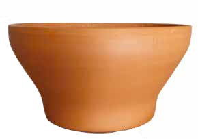Terracotta Bowls (10 Pieces) + Terracotta Saucers (10 Pieces) Made in Italy - Terracotta Flower Pot, Diameter 13 cm, Height 8 cm