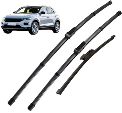 Auto Scheibenwischer für VW T-Roc 2017 2018 2019 2020 2021 2022 2023, scheibenwischerblätter Wischerblätter Ersatzwischblätter Scheibenwascher Windschutzscheibenwischer