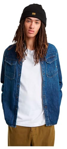 G-STAR Herren Dakota Slim Hemd, Blau (Worn in Windward D23616-D252-G749), L