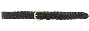 Wrangler Women's Braided Belt, Black, 80