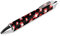 Zltegako Stylo à bille rétractable à pointe fine de 0,5 mm Motif drapeau de la Suisse Noir
