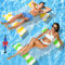Bouee Piscine Adulte 2 Pièces,Matelas Gonflables pour Piscine,4 in 1 Matelas Filet Piscine Gonflable,Hamac Gonflable Piscine,Hamac Piscine,Matelas Filet Piscine,Bouées et Matelas Gonflables Piscine