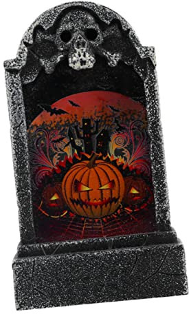 OSALADI 1stück Halloween Deko Licht Retro Grabstein Für Party Feier Für Innen Und Außendekoration Aus Hochwertigem Für Bars Hotels Und Halloween-events