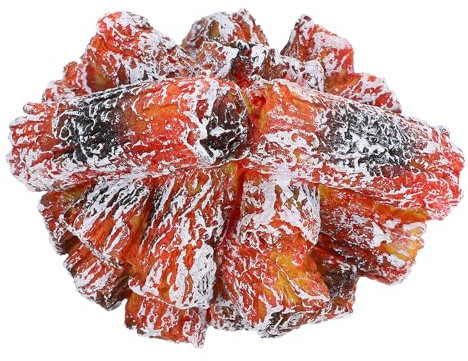 Cabilock LED Simulation Charcoal Flame Lamp, Bonfire Lamp Usb Ambient Lighting Christmas Flameless Fireplace Light Home Decor Ambiance Charcoal Fire Led Fireplace Fake Camp Fire