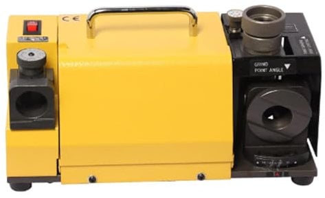 ZyKnaurral Bohrerschärfer, MR-20G Bohrerschärfer 3–20 mm, tragbarer 100° bis 135° Winkel Verstellbarer Bohrerschärfer, Bohrerschärfer, Werkstatt, persönlicher Gebrauch,CBN