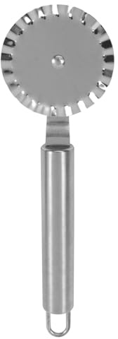 Amosfun Roulette À Pâte À Raviolis En Acier Inoxydable Double Rouleau Coupe-Pâte Pour Pizza Et Pâtisserie Poignée Ergonomique Ustensile De Cuisine Maison 7.36 X 2.36 X 0.79 in