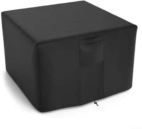 La cubierta de barbacoa 420D de alto rendimiento protege tu parrilla de la lluvia, la nieve y el polvo de manera eficaz (87 x 87 x 77 cm)