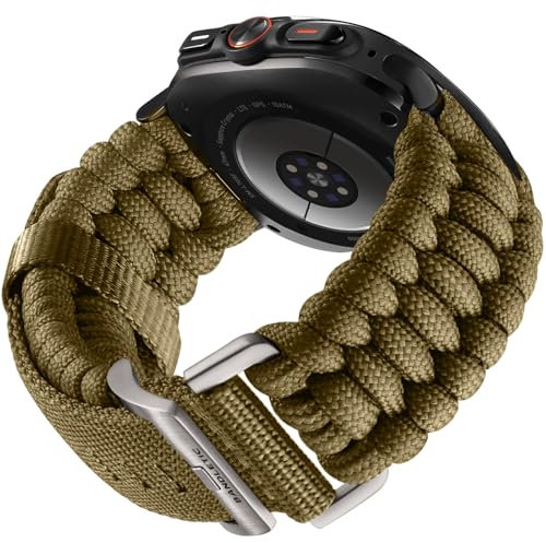Bandletic Armband Kompatibel mit Samsung Galaxy Watch Ultra Armband 47mm Herren Damen, Nylon Weiches Atmungsaktives Dauerhaft Sportarmband Zubehör für Galaxy Watch Ultra 47mm