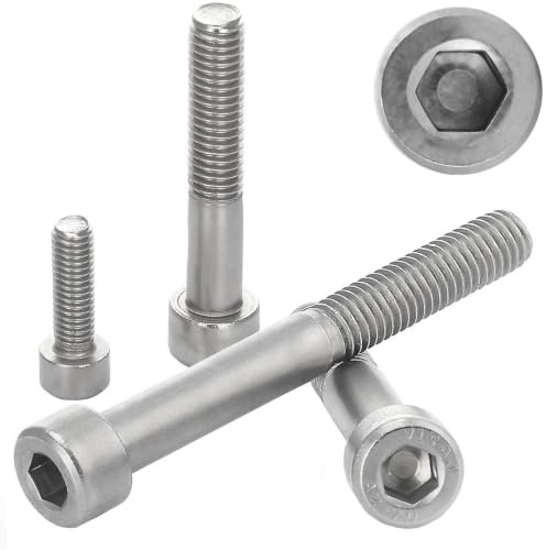 10 Stück Zylinderschrauben mit Innensechskant M12x40 Edelstahl A2 Teilgewinde Zylinderkopfschrauben DIN 912 / ISO 4762 WIBTEC®