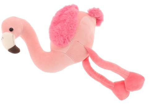 Warmhm Flamant Rose en Peluche Réaliste pour Filles en Peluche Kawaii Animal en Peluche pour Filles Poupée en Peluche Animal en Peluche Peluche en Coton PP