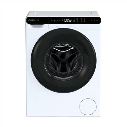 Candy ProWash 700 Mini CW50-BP12307U1-S Lavatrice 5 KG, 1200 RPM, Display Digitale, Connettività WIFI, 12 cicli, Inverter, Home differita 24H, Blocco Bambini, Rilevatore KG, 69 DB, Bianco
