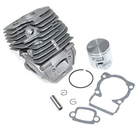 BEUAOCK Kit Piston Cylindre spécial 43 mm Compatible avec tronçonneuses Husqvarna 545, 545XP, 550, 550XP, 550XPG 577764706, 577764708, 577764707