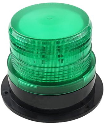 Zambuph Auto Warnlicht 12 24 V Universal Dach Notfall Blitzlampe Fahrzeug LKW Schulbus Auto Signal Glühlampen, Grün