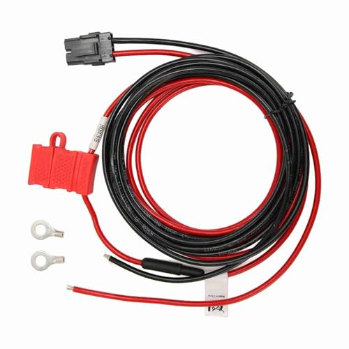 Yctze RKN4152A Cavo di Alimentazione Radio da 15 A, Cavo di Alimentazione da 2,9 M con Avvisatore Acustico per R8200 SLR5300