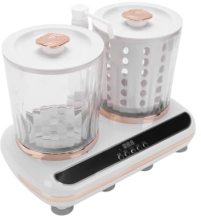 Zhjvihx Unterwäsche-Waschmaschine, 2 L X 2, Tragbare Waschmaschine mit Doppelwanne, Schleuderfunktion und Abflussrohr, Wiederaufladbare Mini- für BHs, Socken, Dessous,