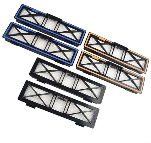 6er-Pack H13 für HEPA, kompatibel mit Neato Saugroboter D10, D9, D8, D7, D6, D5, D4, D3, D70, D75, D85, Teil 945-0379, waschbarer Ersatz für Staubtierhaare